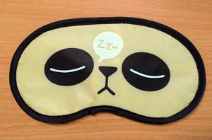 おもしろアイマスク　パンダ睡眠中zzz